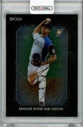 【スレ傷あり】2016 EPOCH 北海道日本ハムファイターズ 大谷翔平 (日ハム) 金箔サイン入りSHADOW BOX【06/60】