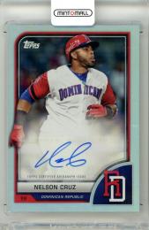2023 Topps World Baseball Classic Nelson Cruz #AV-NC Autograph Variation Card Dominican Republic