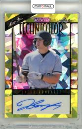 2023 Leaf Vivid Jacob Gonzalez #T-JGI Technicolor Autograph Crystal Yellow Parallel【10/10】《ラストナンバー》