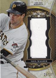 2013 Topps Triple Threads Pittsburgh Pirates Neil Walker Unity Relics Sepiaパラレル版 25/27