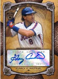 2013 Topps Supreme New York Mets Gary Carter Autographs Sepiaパラレル版 05/35