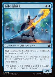 【FDN】【JPN】【Foil】《熟達の精霊術士/Elementalist Adept》