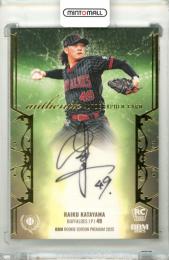 2025 BBM ルーキーエディションプレミアム 片山楽生 直筆サインカード 縦版【08/15】 オリックス