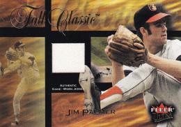 2002 Ultra Fall Classic Baltimore Orioles Jim Palmer Memorabilia