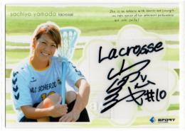 2011 BBM Real Venus  ラクロス 山田幸代 直筆サインカード 通常版 116/150