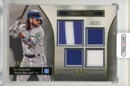 2024 TOPPS Museum Collection Bo Bichette Primary Pieces Quad Relics Gold #SPPQBB【18/25】 Kansas City Royals