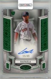 2024 TOPPS Tier One Ceddanne Rafaela Break Out Autographs Green Foil #BOACR【15/49】 Boston Red Sox