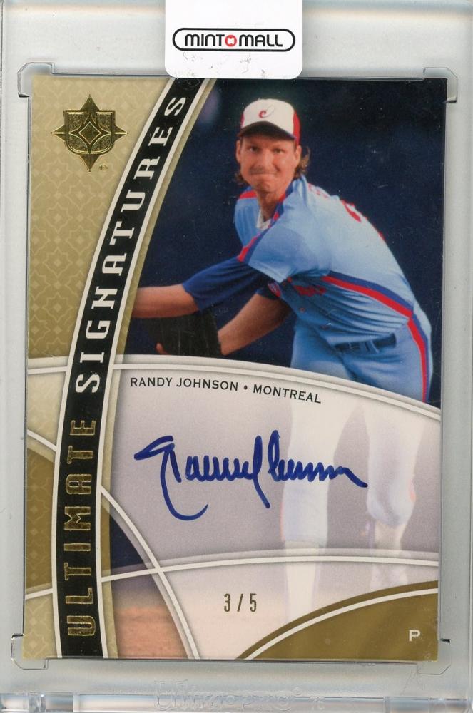 ミントモール / MINT 新宿店 / 2009 UPPER DECK Ultimate Collection Randy Johnson  Ultimate Signatures #RJ3【3/5】 Montreal Expos