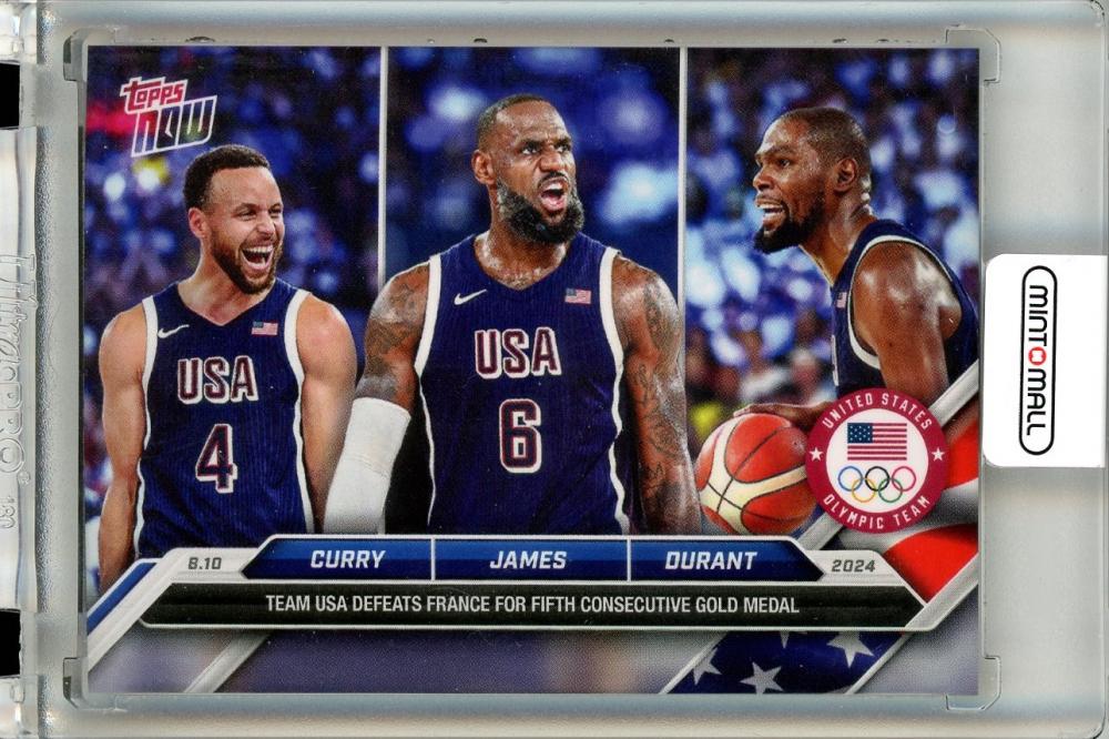 topps now ケビン・デュラント Kevin Durant 13 TEAM 打ち勝つ USA アメリカ代表 オリンピック トップスナウ カード