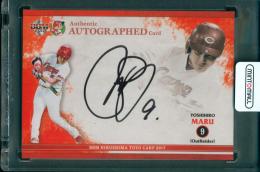 2017 BBM 広島東洋カープ 丸佳浩 直筆サインカード【4/70】