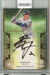 BBM ルーキーエディションプレミアム 2025 齋藤大翔 直筆サインカード【15/15】 埼玉西武ライオンズ