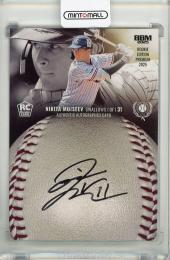 BBM ルーキーエディションプレミアム 2025 モイセエフ ニキータ 直筆サインカード【15/49】 東京ヤクルトスワローズ