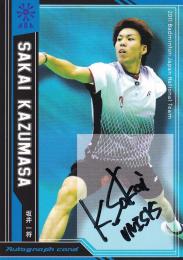 2011 さくら堂 バドミントン日本代表  坂井一将 直筆サインカード 084/100