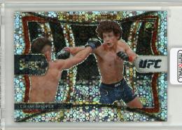 2021 Panini Select UFC MMA Featherweight Chase Hooper Base Premier Level, Base Disco Prizm