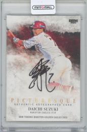 2025 BBM 東北楽天ゴールデンイーグルス / 鈴木大地 PICTURESQUEクロス直筆サインカード 【2/5】