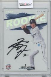 2025 EPOCH 埼玉西武ライオンズ PREMIER EDITION / 齋藤大翔 ROOKIE AUTOGRAPH直筆サインカード 【18/20】