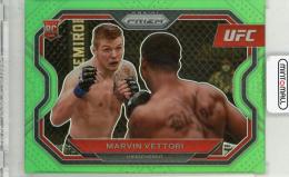 2021 Panini Prizm UFC MMA Middleweight Marvin Vettori  Base Horizontal  Neon Green Prizm 46/75