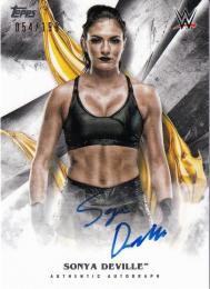 2019 Topps WWE Undisputed Wrestling  WWE Sonya Deville Undisputed Autographs 054/199