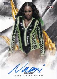 2019 Topps WWE Undisputed Wrestling  WWE Naomi Undisputed Autographs 139/199