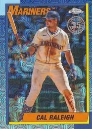 2025 Topps SERIES.2 MLB #T90C-138 Cal Raleigh【'90 Topps Silver Pack Chrome】インサートカード