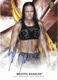 2019 Topps WWE Undisputed Wrestling  NXT Shayna Baszler Undisputed Autographs Orangeパラレル版 82/99