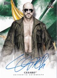 2019 Topps WWE Undisputed Wrestling  NXT Cesaro Undisputed Autographs Greenパラレル版 13/50
