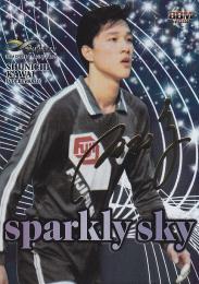 2018BBM　インフィニティ　- INFINITY - バレーボール 川合俊一 sparkly sky 金箔サイン版 104/200