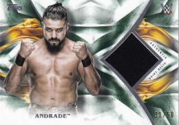 2019 Topps WWE Undisputed Wrestling  WWE Andrade Undisputed Relic Greenパラレル版 31/60