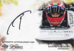 2018BBM　インフィニティ　- INFINITY - モータースポーツ 中嶋一貴 直筆サインカード　横 53/85