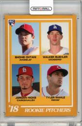 2018 TOPPS SHOHEI OHTANI / WALKER BUEHLUER / JORDAN HICKS / TYLER MAHLE R-5 LOS ANGELES ANGELS / LOS ANGELES DODGERS / ST.LOUIS CARDINALS / CINCINATI REDS