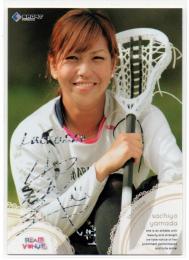 2010 BBM Real Venus  ラクロス 山田幸代 ホロ箔サインカード 33/50