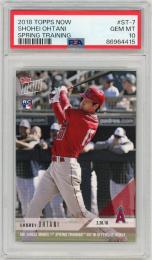 2018 TOPPS NOW Shohei Ohtani RC Spring Training #ST-7【PSA10】《Gem-MINT》Los Angeles Angels