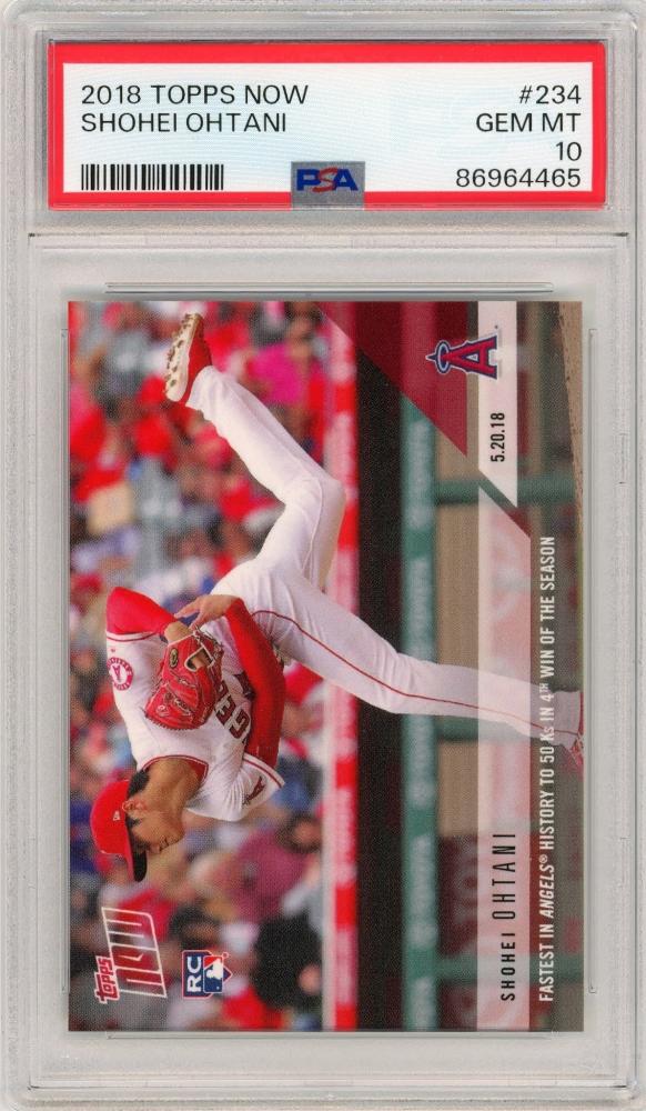 ミントモール / MINT 札幌店 / 2018 TOPPS NOW Shohei Ohtani RC #234【PSA10】《Gem-MINT》Los  Angeles Angels