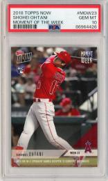 2018 TOPPS NOW Shohei Ohtani RC Moment of The Week #MOW23【PSA10】《Gem-MINT》Los Angeles Angels