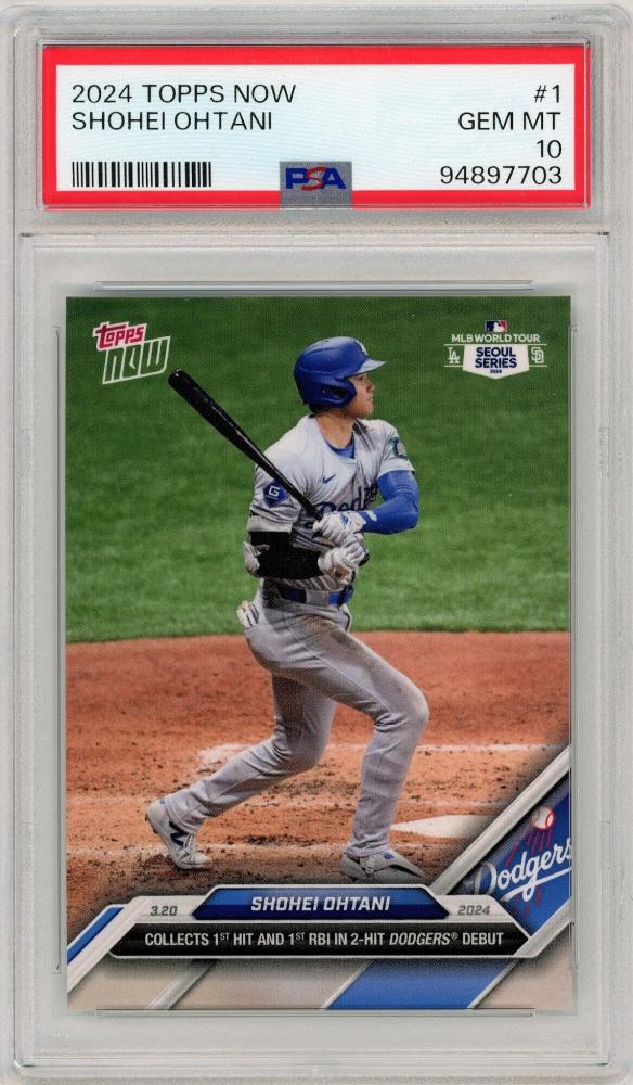 ミントモール / MINT 札幌店 / 2024 TOPPS NOW Shohei Ohtani #1【PSA10】《Gem-MINT》Los  Angeles Dodgers