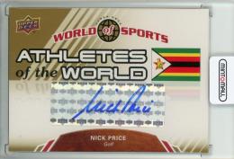 2010 Upper Deck World of Sports  Nick Price Autographs