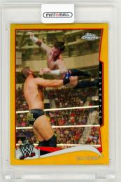 2014 TOPPS Chrome WWE CM Punk Base Gold Refractor【32/50】