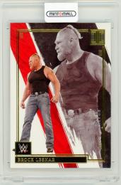 2022 Panini Impeccable WWE Brock Lesnar Base Gold Parallels【17/35】