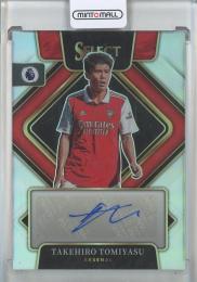 2022-23 Panini Select Premier  league Soccer  Takehiro Tomiyasu Auto #S-TTU Arsenal