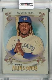 2021 Topps Allen & Ginter Toronto Blue Jays Vladimir Guerrero Jr. Base Silver Portrait (Hot Box) (パラレル版)