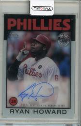 2021 Topps Clearly Authentic Philadelphia Phillies Ryan Howard 86 Topps Autographs