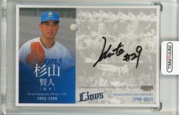 2023 BBM 埼玉西武ライオンズヒストリー 1950-2023 杉山賢人 直筆サインカード【58/90】