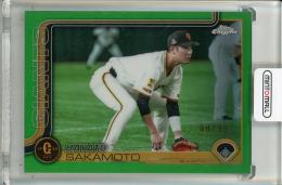 2025 TOPPS NPB CHROME 坂本勇人 Green Refractors【88/99】 読売ジャイアンツ