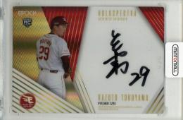 2025 EPOCH パシフィックリーグ プレミアエディション 德山一翔 直筆サインカード HOLOSPECTRA【Last No. 5/5】 東北楽天ゴールデンイーグルス