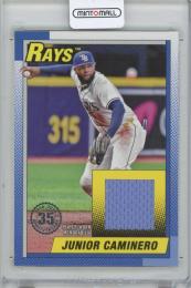 2025 TOPPS '90 Topps Relics / JUNIOR CAMINERO(Tampa Bay Rays)