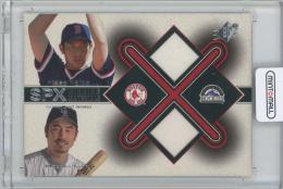2001 UD SPx Winning Materials Update Duos Jerseys / HIDEO NOMO(Boston Red Sox) & MASATO YOSHII(New York Mets/Colorado Rockies)