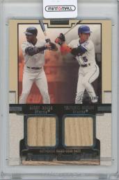 2002 FLEER Flair Power Tools Dual Bats / BARRY BONDS(San Francisco Giants) & TSUYOSHI SHINJO(New York Mets/San Francisco Giants)