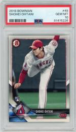 2018 TOPPS Bowman Shohei Ohtani RC #49【PSA10】《Gem-MINT》Los Angeles Angels