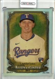 2024 Topps Allen & Ginter Wyatt Langford Chrome Refractors Texas Rangers