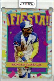 2024 Topps Finest Ronald Acuna Fiesta Atlanta Braves